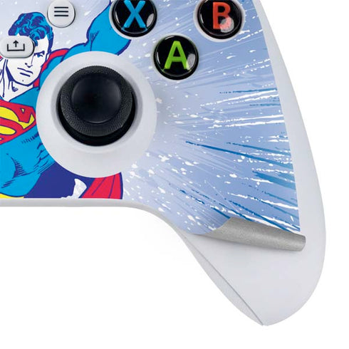 DC Comics Superman Vintage Action Pose Xbox Series S Controller Skin